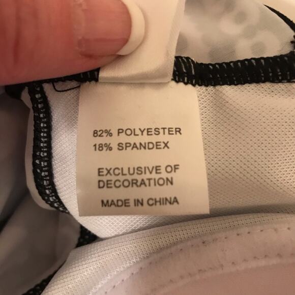 Cyan Polka Dot Ombré Swimdress Top - Picture 10 of 13